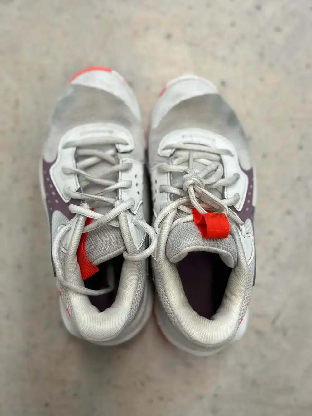 Under Armour Youth GS Jet '23 Basketball Shoes - Size 1Y - White/Purple/Orange